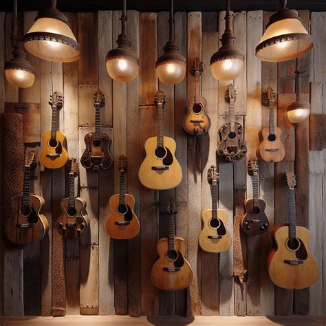 20 Guitar Wall Display Ideas For Music Enthusiasts