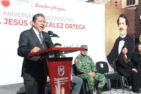 Conmemoran aniversario luctuoso de Jesús González Ortega Testigo Ocular