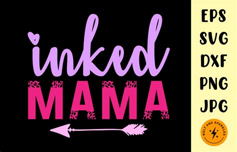 Inked Mama Graphic By Bolt And Sparkles · Creative Fabrica