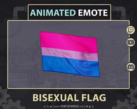 Animated Bi Pride Flag Emote Twitch Discord Youtube Pride Month Animated  Lgbtq Gay