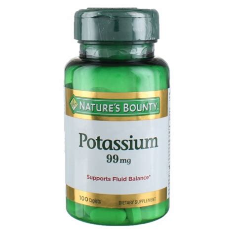 Nature S Bounty® Dietary Potassium Capletss 99 Mg 100 Ct 1 Harris Teeter