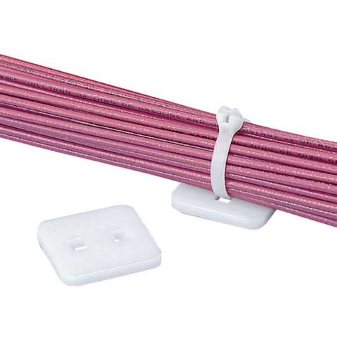 Hardware Specialty Panduit Cable Tie Mount Nylon Natural Indoor H