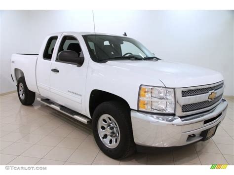 Summit White Chevrolet Silverado Ls Extended Cab X