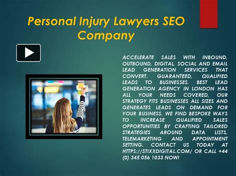 Ppt Personal Injury Lawyers Seo Company 3 Powerpoint Presentation Free To Download Id