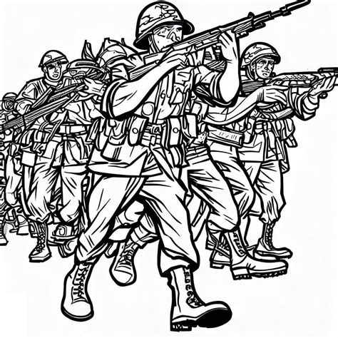 Desenhos De Soldados Do Ex Rcito Para Colorir E Imprimir 1512 The