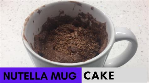 Nutella Mug Cake Youtube