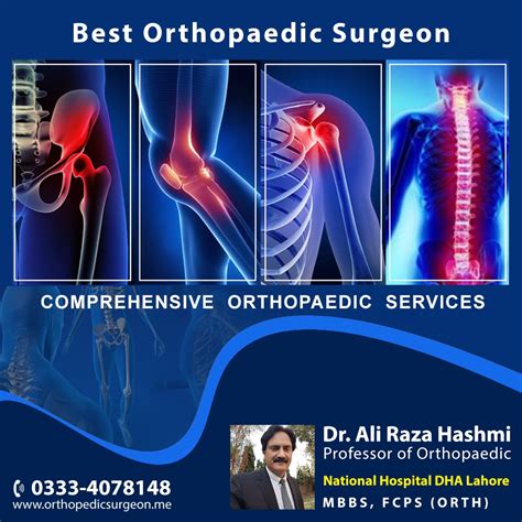 Best Orthopedic Surgeon In Lahore Dr Ali Raza Hashmi