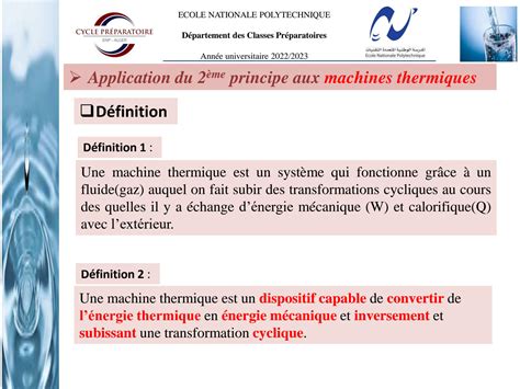 SOLUTION Pr Sentation 8 Chapitre 3 Suite Second Principe 2023 Studypool