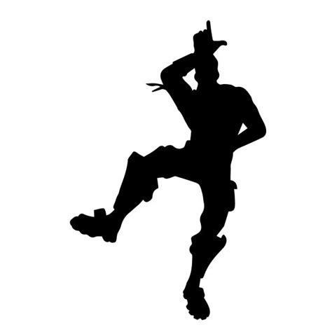 Fortnite Dance Silhouette Printable - Printable Templates