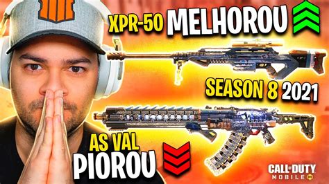 Todos BUFFS E NERFS Da SEASON 8 2021 Do COD Mobile Dicas As Val E