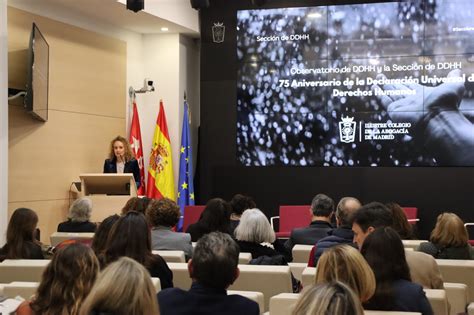 Purificación Causapie presenta en el ICAM el Plan Nacional de Derechos