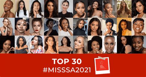 South Africa Miss South Africa Top 30 Announced