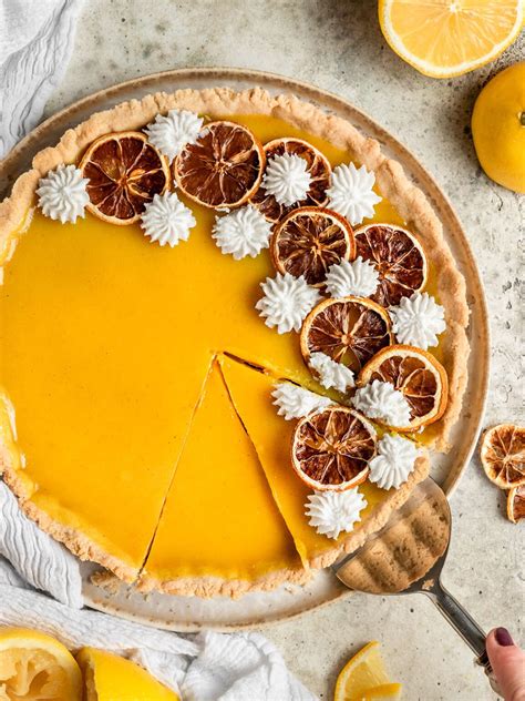 Vegan Lemon Tart Gf Shortgirltallorder