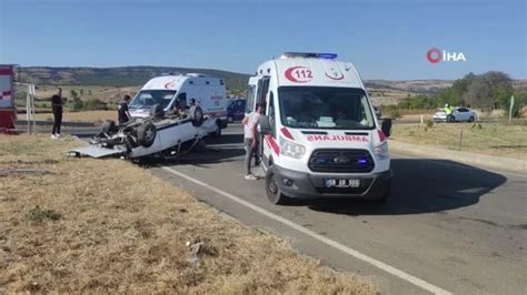 Tekirdağ da trafik kazası 4 yaralı Haberler