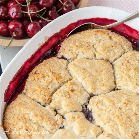 Cherry Cobbler with Biscuit Topping - Making Life Delicious