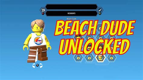 Lego City Undercover Remastered Beach Dude Unlock Location And Free Roam Gameplay Youtube