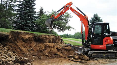 Robertson Rent All Ton Excavators Kubota Kx