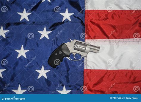 Rifle American Flag 4K Wallpaper