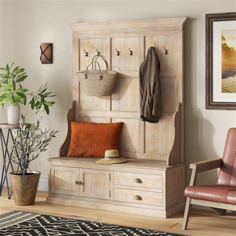 Solid Wood Hall Trees Youll Love In 2021 Wayfair