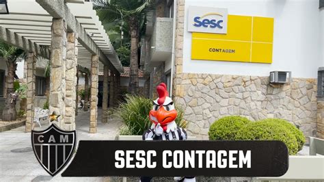 Galo Doido Visita Unidade Do Sesc Contagem Youtube