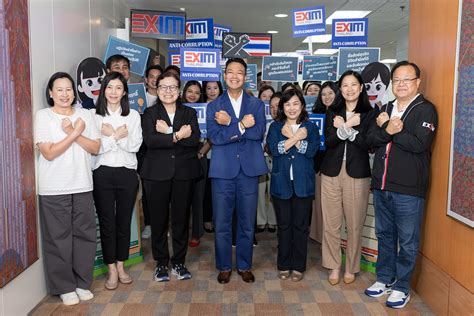 EXIM Thailand Organizes Anti Corruption Campaign Export Import Bank