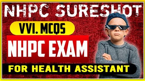 Most Important Model Questions For Health Assistant License Exam Nhpc