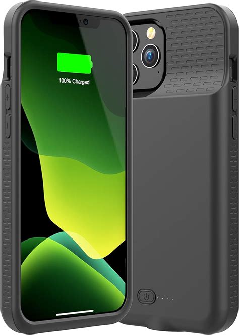 Allezru Battery Case For Iphone 12 Proiphone12 5000mah Portable Protective Charger Case