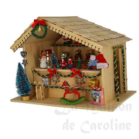 Chalet de Noel en kit Cabanes de Noël description accessoires et