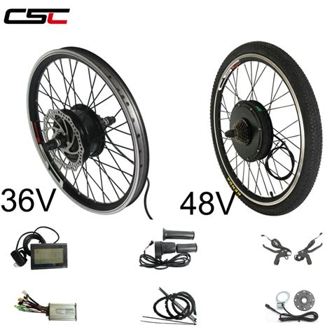 Ebike Bicycle Conversion Kit 36v 250w 350w 500w 48v 500w 1000w 1500w 20