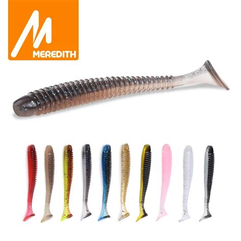 Meredith Swing Impact Ring Shad Fishing Lure Soft Mm Mm Mm