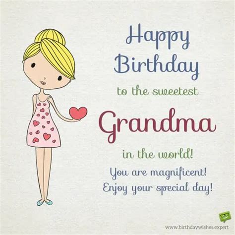 70 Touching Birthday Wishes For Grandmas Special Day