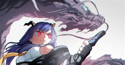 Arknights Arknights Dragon Girl Chen Pixiv