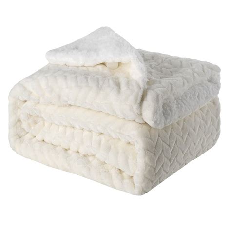 Sherpa Fleece Blanket Queen Size Winter Heavy Thick Bed Extra Warm Super Soft Warmest Blankets ...