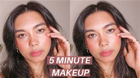 5 Minute Makeup Routine Youtube