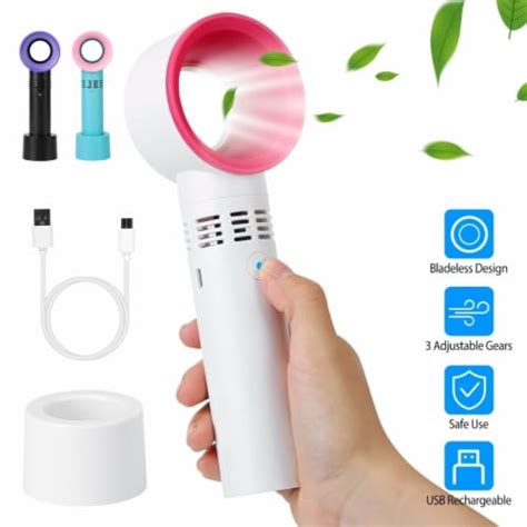 Portable Handheld Bladeless Fan Rechargeable Cooling Usb Fan Desktop