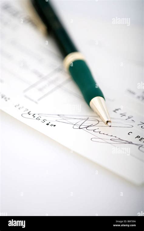 Cheque Book Hi Res Stock Photography And Images Alamy