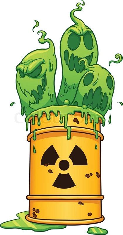 Barrel with toxic waste. Vector clip ... | Stock vector | Colourbox