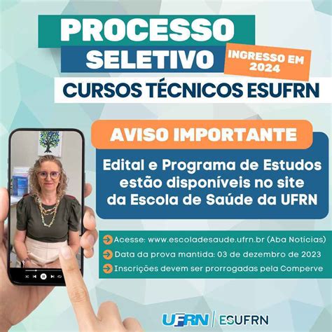 Esufrn Divulga Edital E Programa De Estudos Para Ingresso Nos Cursos