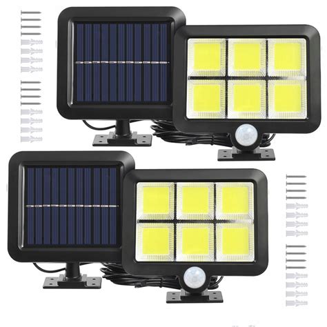 2x Lampa Solarna Z Czujnikiem Ruchu Oraz Osobnym Panelem Inna Marka