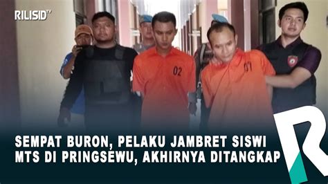 Sempat Buron Pelaku Jambret Siswi MTs Di Pringsewu Akhirnya Ditangkap