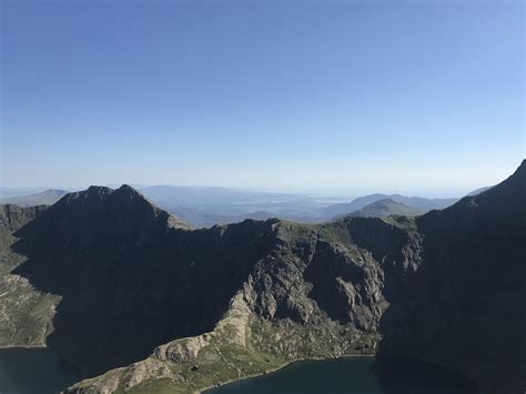 Oc View Of Y Lliwedd From Crib Goch Snowdonia National Park North