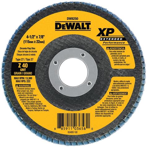 Dewalt Zirconia In Grit Flap Disc At Lowes