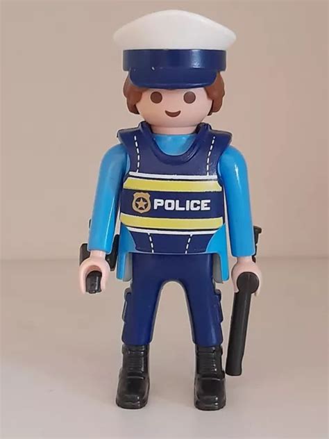 Playmobil Policier Pour Police Commissariat Maison Moderne City Life