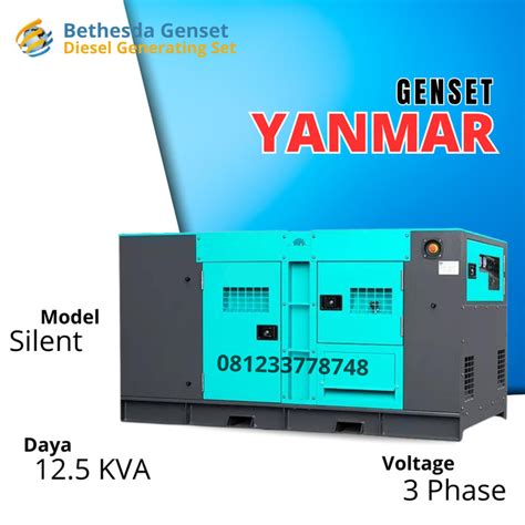 Jual Genset Silent Kva Mesin Yanmar Stamford Phase Kota