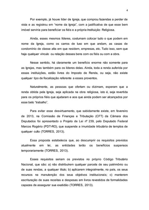 Imunidade Tributária das Igrejas PDF