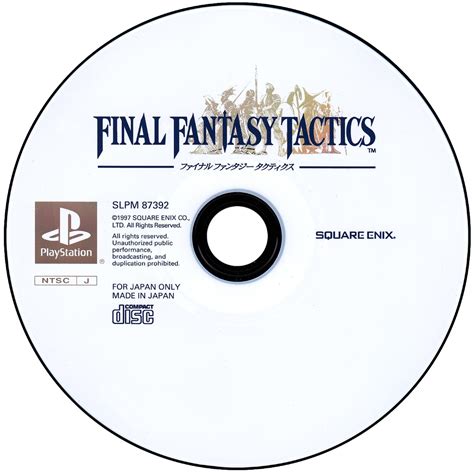 Final Fantasy Tactics Images Launchbox Games Database