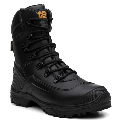 Bota Caterpillar Coturno Cano M Dio De Couro Leg Timo Oferta