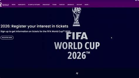 How To Register To Buy Fifa World Cup Tickets