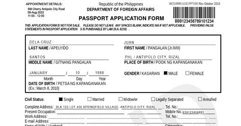 Guidelines On Dfa Passport Application And Renewal In The Philippines