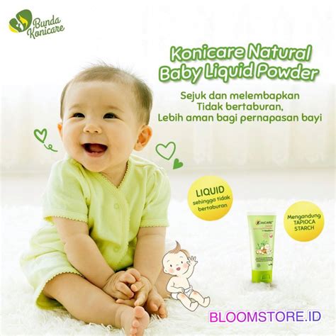 Jual Konicare Natural Baby Liquid Powder Bedak Cair For Newborn New